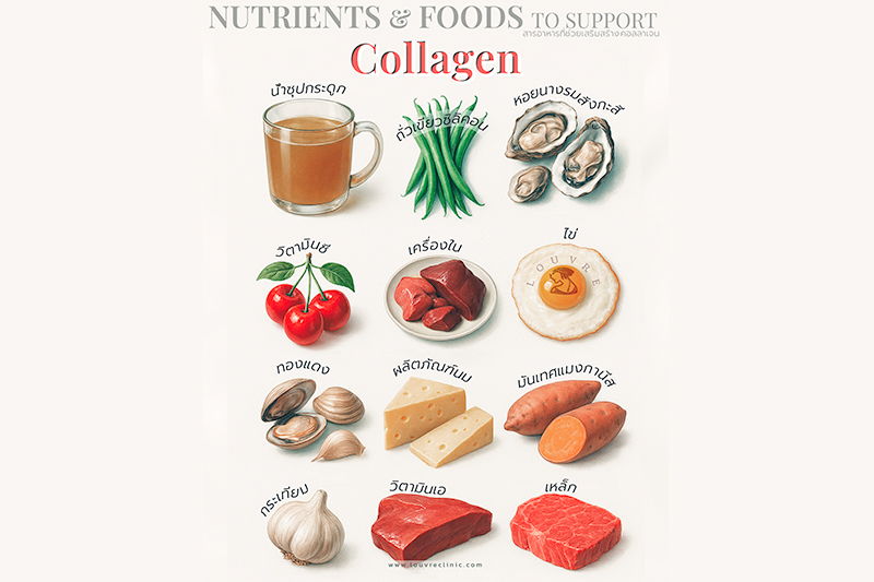  “คอลลาเจน” ไม่ได้มาจากแค่การทานอาหารเสริมเท่านั้นนะครับ