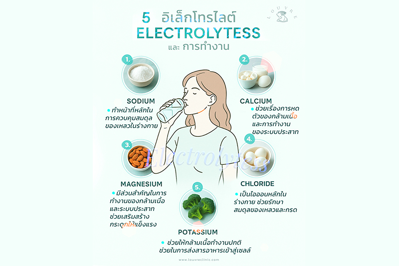 อิเล็กโทรไลต์ (Electrolytes) คืออะไร?